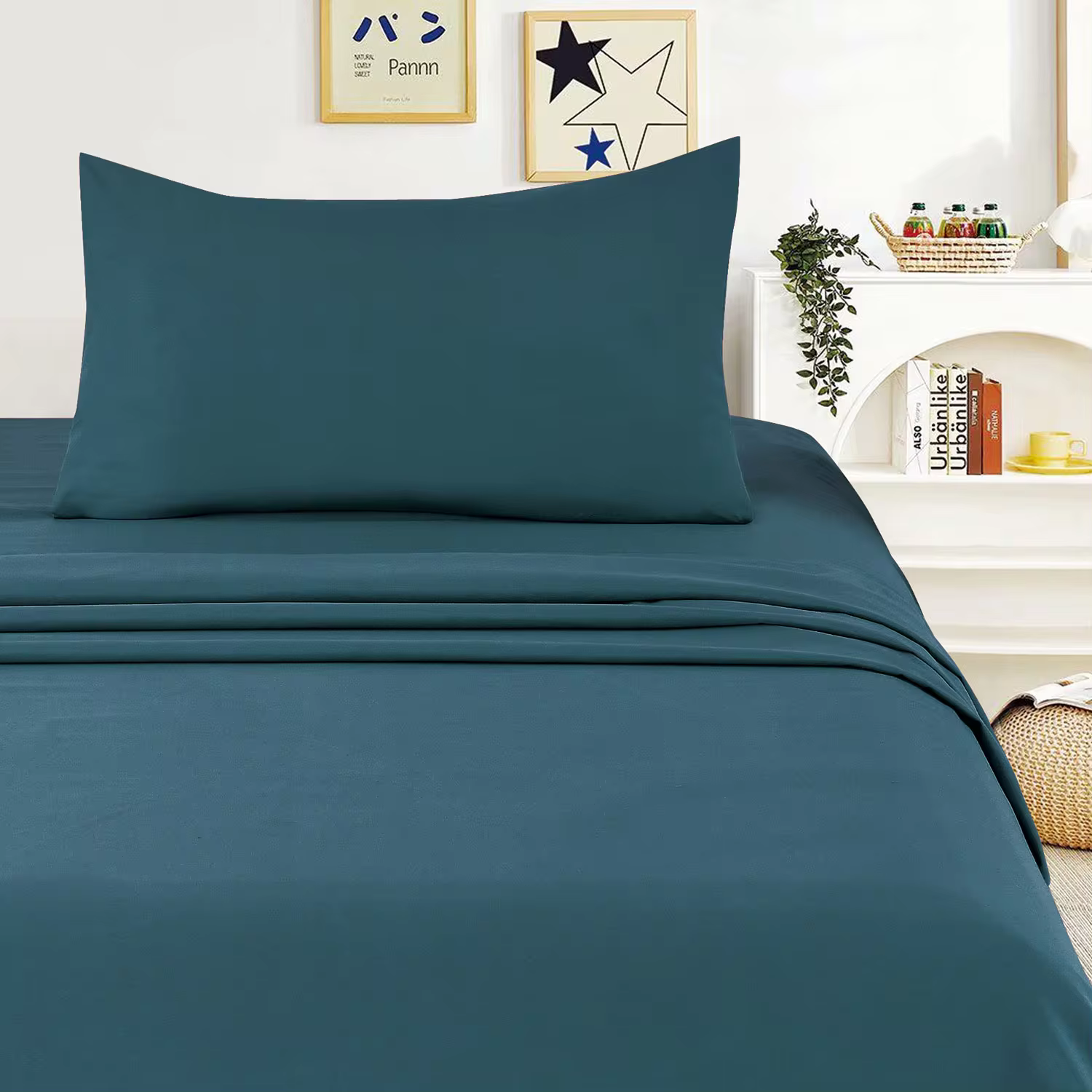 Textilwi – Juego de Sábanas de 3 o 4 Piezas para Cama 90/105/135/150cm – Suave y Transpirable – Incluye Sábana Bajera Ajustable, Encimera y Fundas de Almohada - Imagen 2