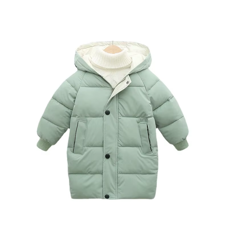 Ropa de abrigo larga para niños, ropa de algodón para adolescentes, abrigos Parka acolchados de algodón para niños y niñas, chaqueta cálida gruesa para invierno y otoño - Imagen 6