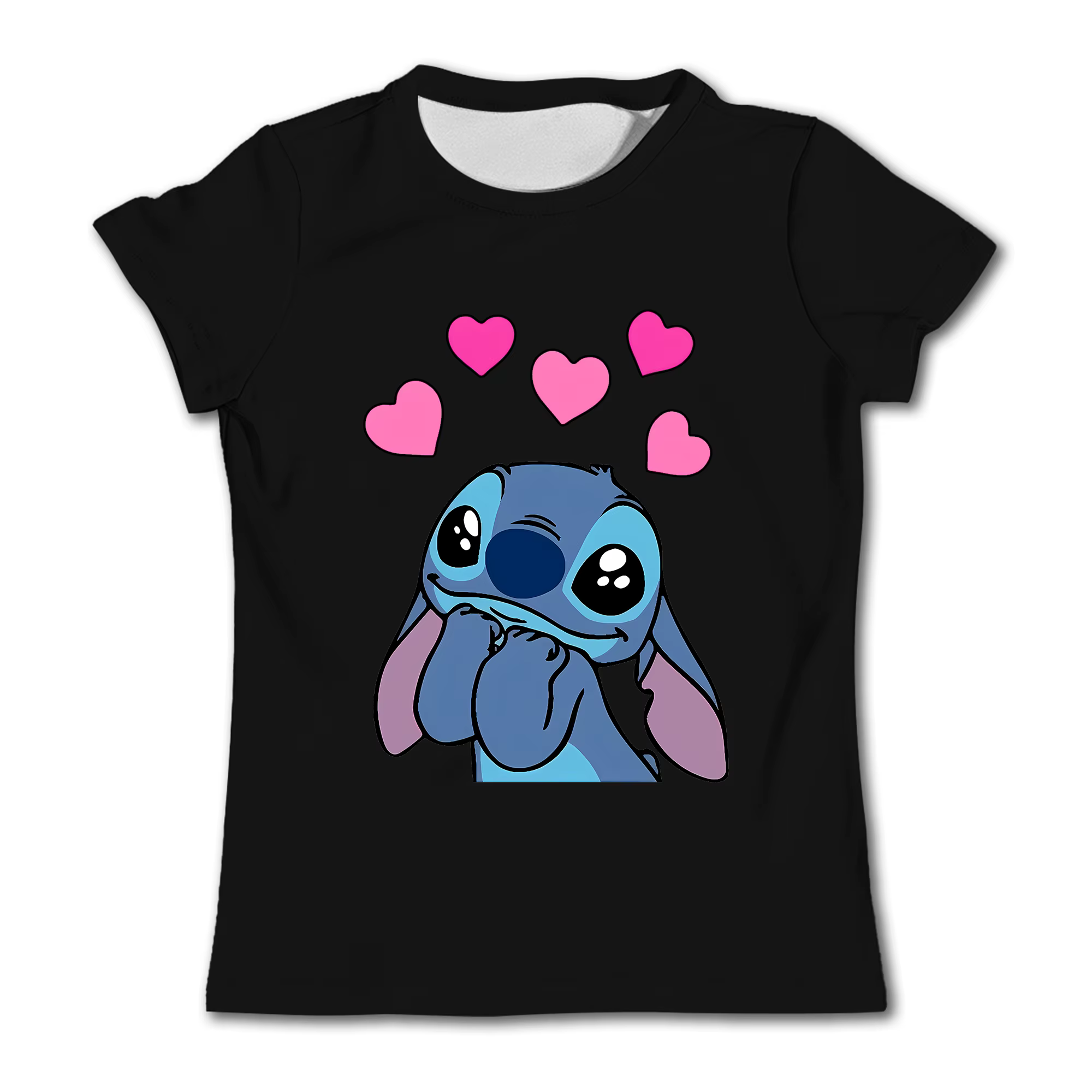 Camiseta de punto Kawaii para niñas, ropa para niñas, camisetas para niños pequeños, ropa para niños, camisetas de manga corta de verano 2024 para niños, camisetas de dibujos animados - Imagen 5