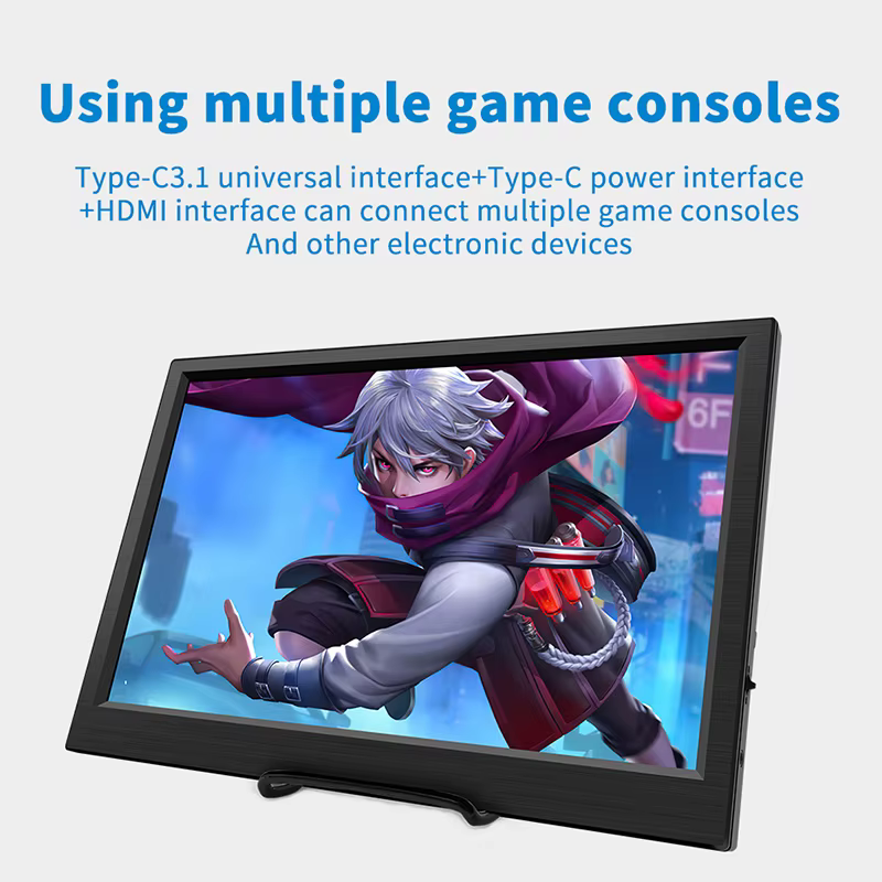 Monitor portátil de 11,6 pulgadas Compatible con HDMI, pantalla extendida para juegos de segunda pantalla, para Switch/PS4/Xbox/Raspberry Pi - Imagen 3