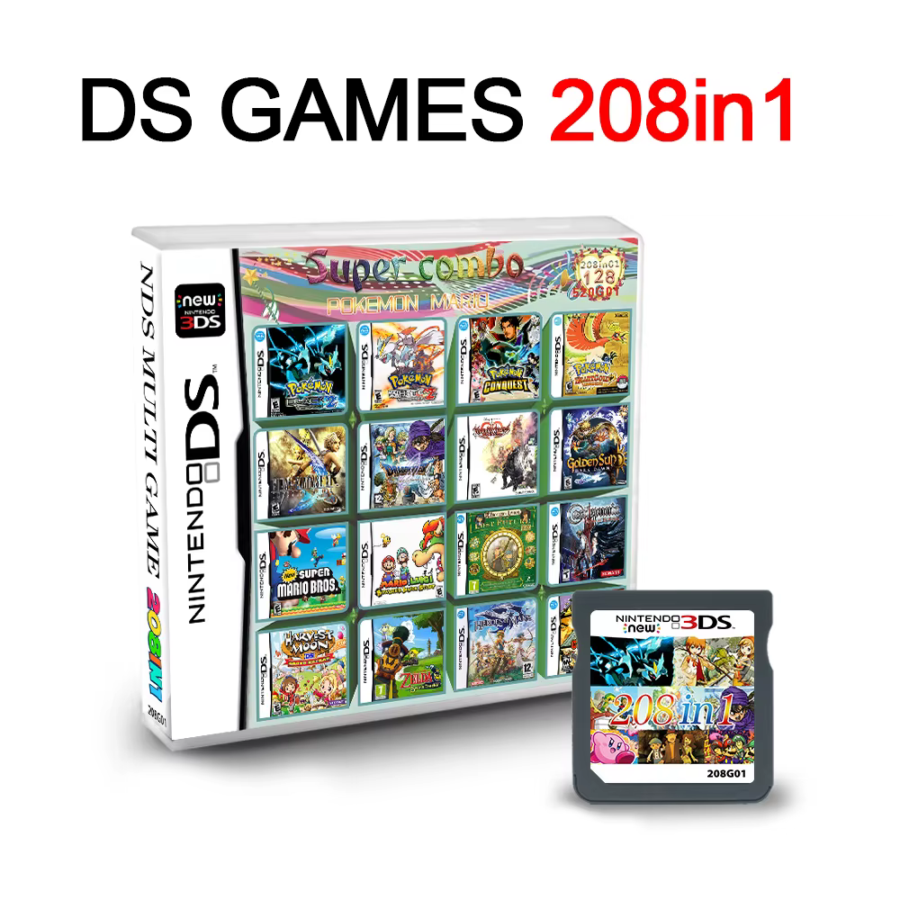 Tarjeta de juego NDS DS versión estadounidense juego versión europea todo en uno V2 nueva versión tarjeta de juego NDS - Imagen 6