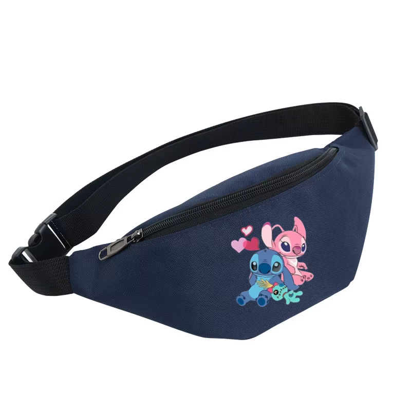 Riñonera de punto de Spiderman de Disney, riñonera de dibujos animados para chica, bolso deportivo con cremallera para mujer y hombre, bolso cruzado multifunción, regalos - Imagen 2