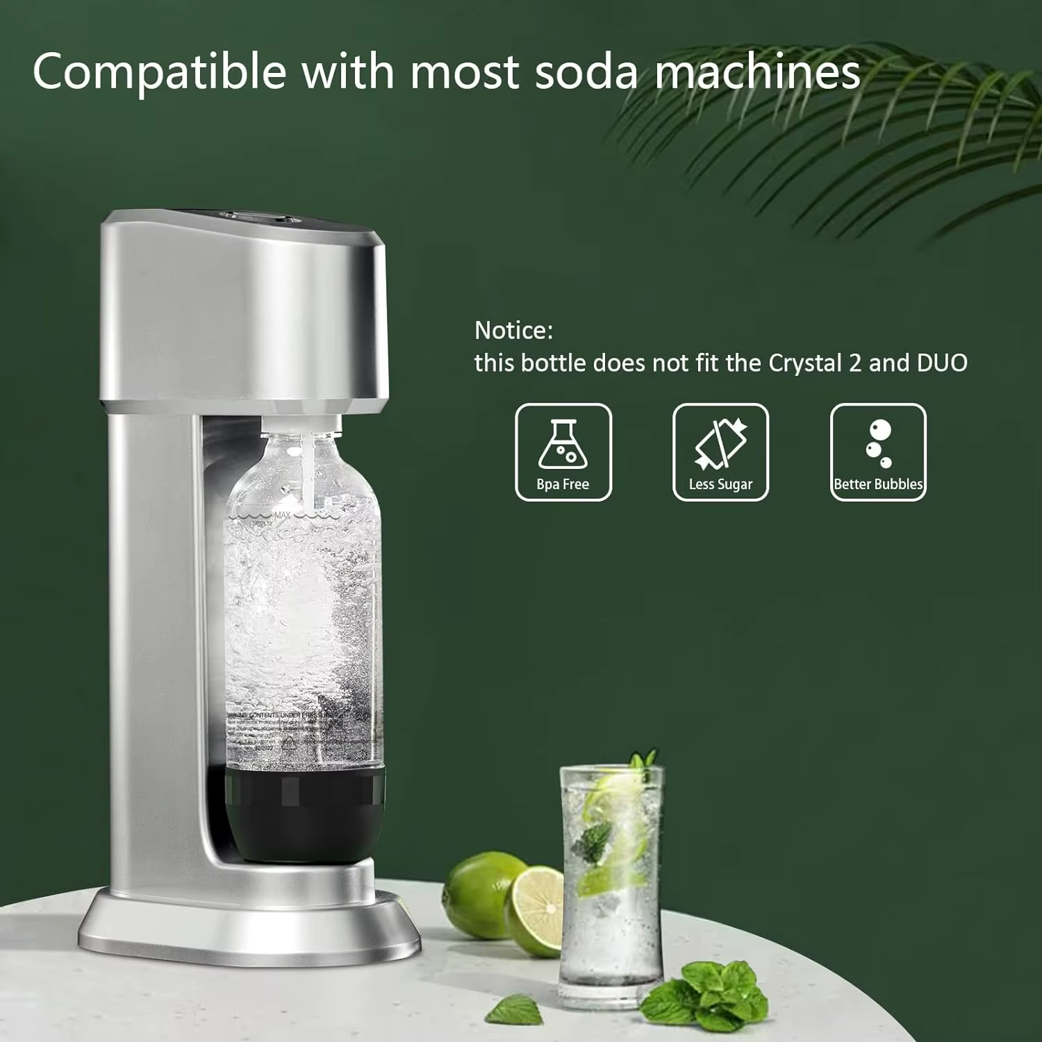 Botella de PET carbonatada de refrescos de 2 uds., 1L, varios colores, incluida blanco, negro, verde, gris, amarillo, para bebidas de verano - Imagen 5