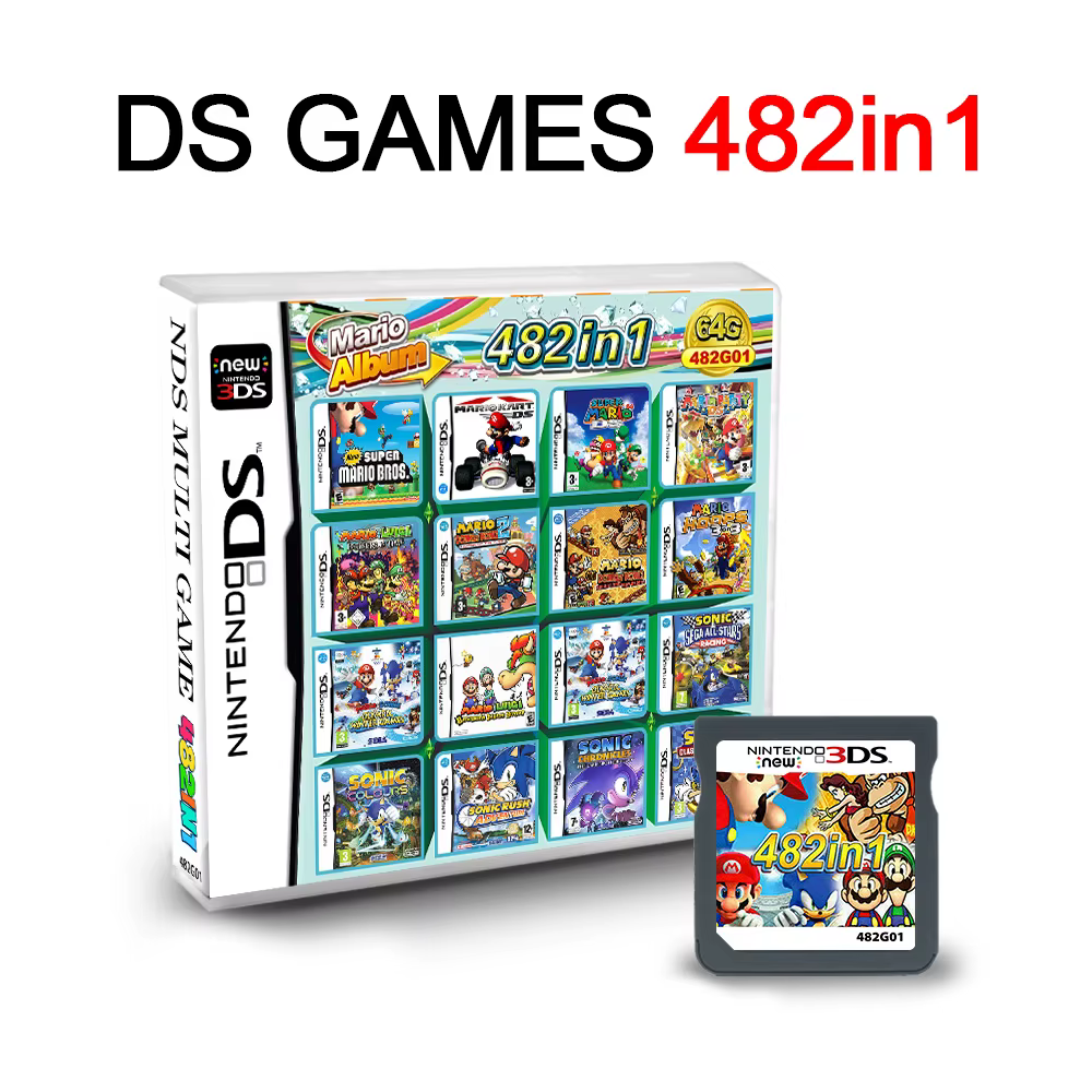 Tarjeta de juego NDS DS versión estadounidense juego versión europea todo en uno V2 nueva versión tarjeta de juego NDS - Imagen 4
